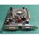 Used, AGP, GeForce 6600, 128MB