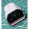 IEC 3 Pin Socket, in line (Kettle Lead)