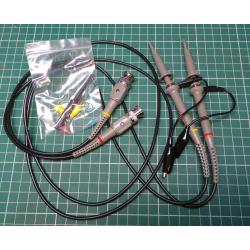 2 x Oscilloscope Probes, 100Mhz, 1x and 10x switch