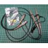 2 x Oscilloscope Probes, 100Mhz, 1x and 10x switch
