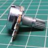  Potentiometer, 220K, Log, 6x7mm Knurled Shaft, PCB Pins