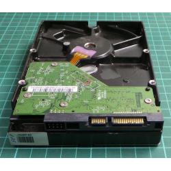 Complete Disk, PCB: 2060-771640-003 Rev A, WD5000AAKX, WD Blue, WD5000AAKX60U6AA0, 500GB, 3.5", SATA