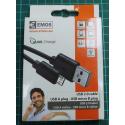 USB A plug- USB micro B plug