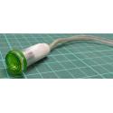 Panel Indicator, 220V, Green, NOS, No Nut