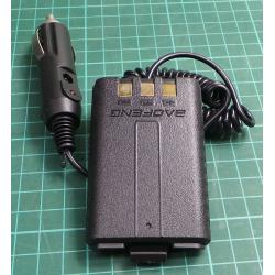 Battery Eliminator, 12V pro Baofeng UV-5R