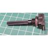 Potentiometer, 9mm type, 50K, Lin, THT, 6mm Knurled Shaft, PCB Pins
