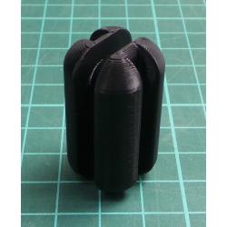 Wire Antenna Insulator, Egg Type, Printed in ABS for weather resistance