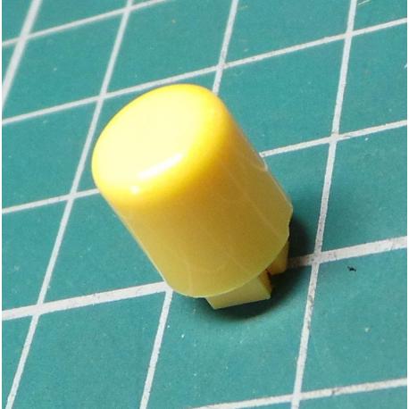 Tact Tactile Switch Button Protector Cover Caps 3.5x3x10mm, YELLOW