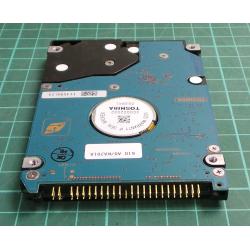Complete Disk, PCB: G5B000465, TOSHIBA, MK6025GAS, HDD2189 F ZK01 S, P/N: 383583-001, 60GB, 2.5", IDE