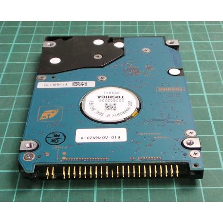 Complete Disk, PCB: G5B000465, TOSHIBA, MK6025GAS, HDD2189 F ZK01 S, P/N: 383583-001, 60GB, 2.5", IDE