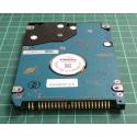 Complete Disk, PCB: G5B000465, TOSHIBA, MK6025GAS, HDD2189 F ZK01 S, P/N: 383583-001, 60GB, 2.5", IDE