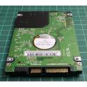 Complete Disk, PCB: 2060-701499-005, Rev P1, WD1600BEVT, WD Scorpio, WD1600BEVT-75ZCT2, 160GB, 2.5", SATA