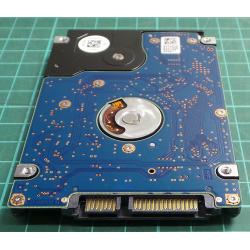 Complete Disk, CHIP: 0J14319-DA4135B-Psy129-07YP, HITACHI, 7K750-500, HTS727550A9E364, 500GB, 2.5", SATA