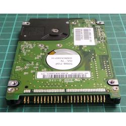 Complete Disk, PCB: 2060-701402-002 Rev B, WD600UE, WD Scorpio, WD600UE-22KVT0, 60GB, 2.5", IDE
