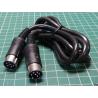 Cable, DIN6 to DIN6, 1m