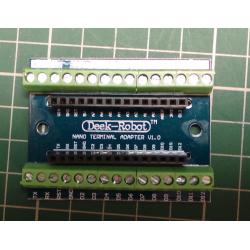 Screw Terminal Shield Board for Arduino Nano