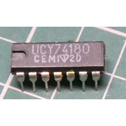 74180 8-bit.generátor parity, DIL14 / UCY74180 / 