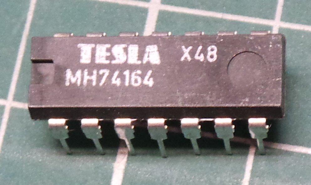 74164, MH74164, 8-bit shift register with reset - DSMCZ