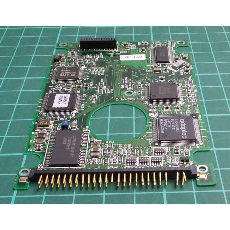 PCB: B36017111 FKN3BA, TOSHIBA, MK2104MAV, HDD2718 B ZE01 T, 2.2GB, 2.5", IDE