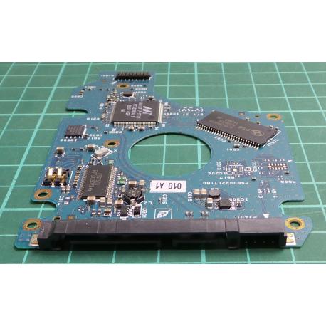 PCB: G002217A, MK1646GSX, HDD2D92-E UK01 S, TOSHIBA, 160GB, 2.5", SATA