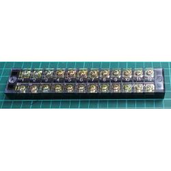 12 Way, Terminal Block, upto 6mm2 wire, TB-2512