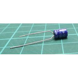 Kondenzátor: elektrolytický, THT, 68uF, 10VDC, Ø5x7mm, Rozteč: 5mm