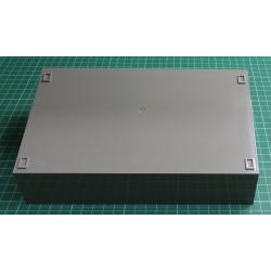 Project Box, Plastic with Steel Front Panel, 130mm x 216mm x 77mm, ABS