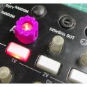 Purple, Open Centre Knob, for LED lit potentiometer shafts (Fits Korg Volca e.t.c.), 3D Printed in ABS