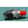 Switch, Push to Make, SPST, Momentary, 250V, 4A