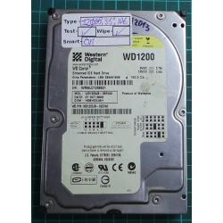 USED, Hard Disk, WD1200, WD Caviar, WD1200JB-32EVA0, Desktop, IDE , 120GB