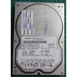 USED, Hard Disk, HITACHI, HDS721680PLA380, P/N: 41R0030, Desktop, SATA, 80GB