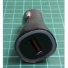 USED Car cigarette lighter Red USB charger, 5V-2.4A/9V-2A/12V-1.5A