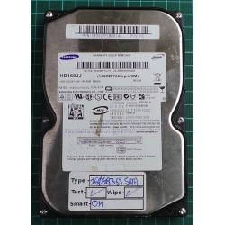 USED, Hard Disk, SAMSUNG, HD160JJ, P/N: 120111FLB00140, Desktop, SATA, 160GB