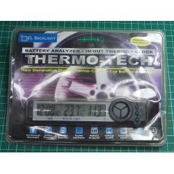 Car In/Out thermometer, Clock, Voltage analyser