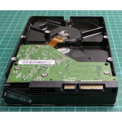 Complete Disk, PCB: 2060-771590-001 Rev A, WD1600AAJS, WD Caviar, WD1600AAJS-60Z0A0, 160GB, 3.5", SATA