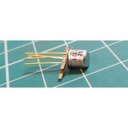 KF521, N Channel MOSFET, 20V, 0.1W, 0.01A, Rdsmax 150ohm, TO72 