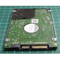 Complete Disk, PCB: 2060-771852-004 Rev A, WD5000LPVT, WD Blue, WD5000LPVT-08G33,500GB, 2.5", SATA