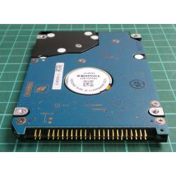 Complete Disk, PCB: G5B001487 000-A, MK1234GAX, TOSHIBA, HDD2D16 C ZW01 S, 120GB, 2.5", IDE