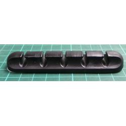 Cable Tidy, Silicone, for up to 5 cables, black