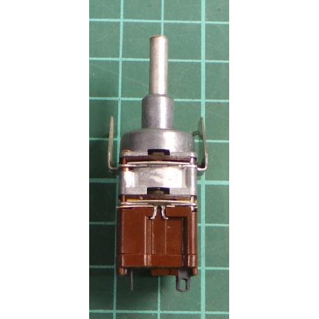 2x100k, Log + DPST Switch, Shaft 4x13mm
