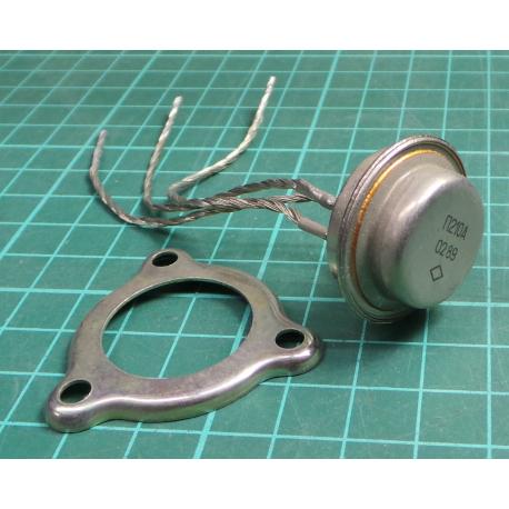 P210A, ( П210A ) , Germanium transistor, 60V, 12A, 60W, 0.1Mhz, hFE min 15