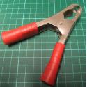 Battery Clamp, Large, Red, 10A
