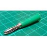 Banana Plug, 4mm, economy, Green