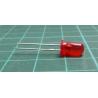 Wholesale F5 5MM Round LED Transparent Ultra Bright, Red to red