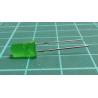 Wholesale F5 5MM Round LED Transparent Ultra Bright, Green to green