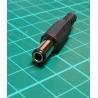 PSU Plug, Female, 3.1 x 6.3 x 14mm