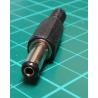 PSU Plug, Female, 2.1 x 5.5 x 14mm