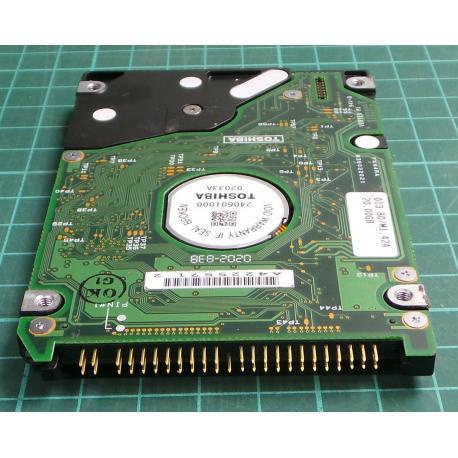 Complete Disk, PCB: B360220-22010-A, MK2018GAP, HDD2164 H ZE01 T, 20GB, 2.5", IDE