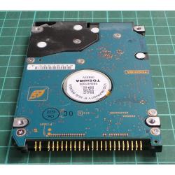 Complete Disk, PCB: G5B000465 000-A, MK4026GAX, TOSHIBA, HDD2193 D ZK01 T, 40GB, 2.5", IDE