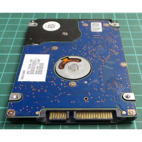 Complete Disk, PCB: 220 0A90351 01, HTS545050A7E680, HGST, Z5K500-500, P/N: 0J37165, 500GB, 2.5", SATA